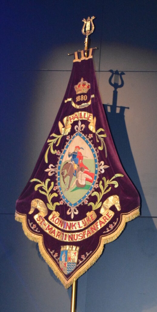 vaandel van de fanfare